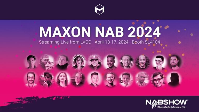 Maxon Announces Presenter Lineup, Schedule for NAB 2024 in Las Vegas on Apr 13-17 