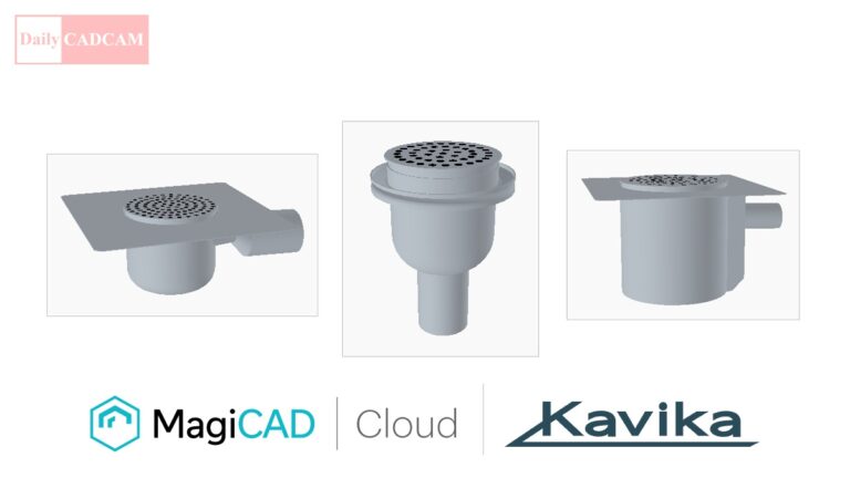 Kavika’s Stainless Steel Drainage BIM Models Database Now Available on MagiCAD Cloud