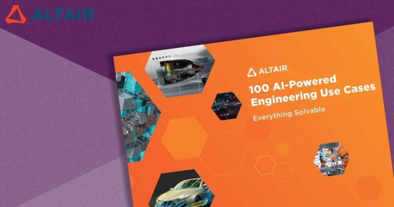 Altair Publishes eBook Featuring 100 AI-Powered Engineering Use Cases
