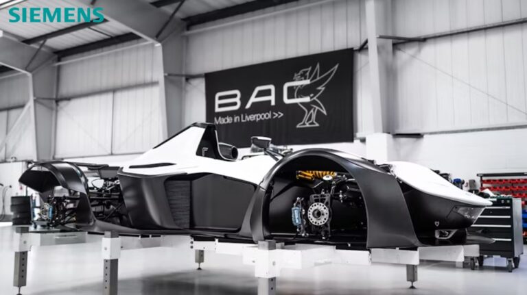 BAC Selects Siemens Xcelerator to Build Next-Gen Mono Road Legal Supercar