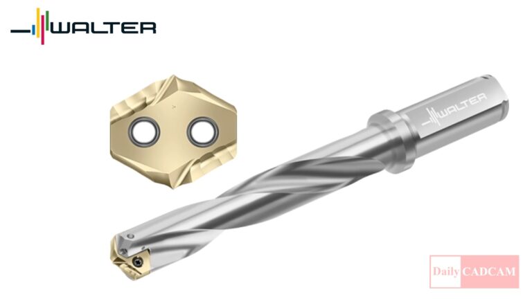 Walter Launches Drion·tec D-Spade D5142 Double-sided Exchangeable-Tip Drill