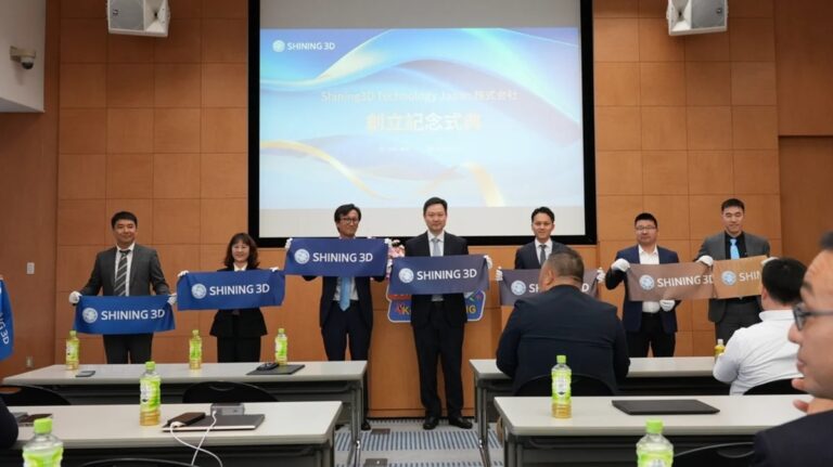 SHINING 3D Opens Office in Tokyo, Japan