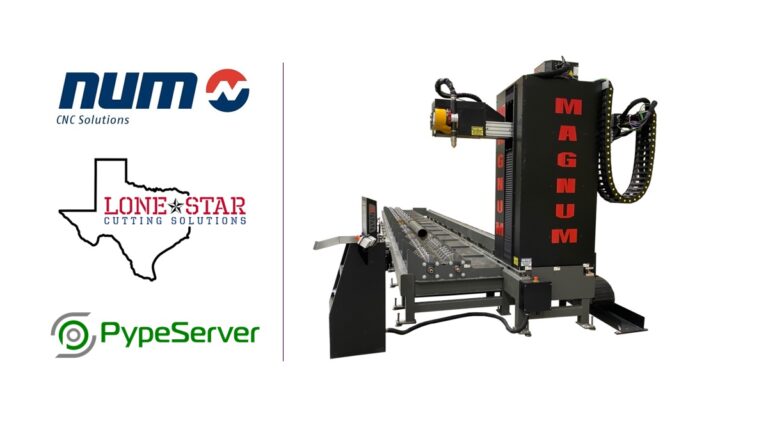 NUM, Lone Star Cutting, PypeServer Collaborate to Enhance Magnum Pipe Cutting Machine