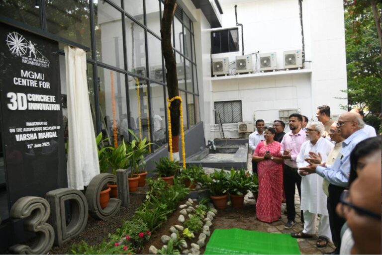 MGM University Opens Marathwada’s First Center of Excellence in 3D Concrete Printing Innovation