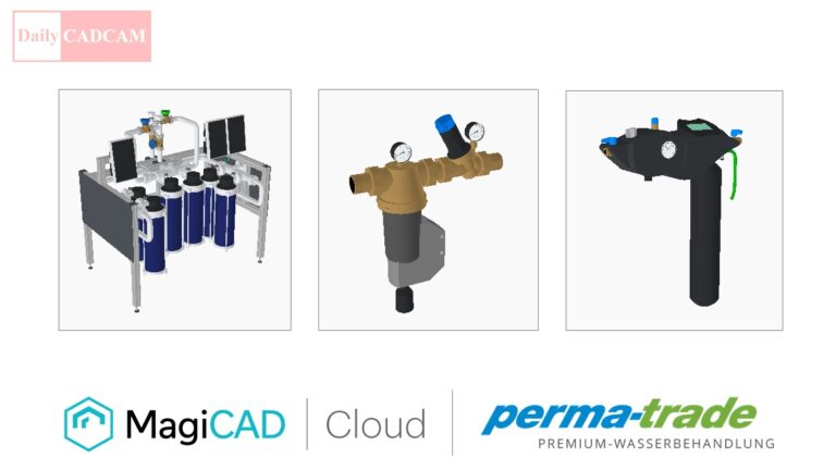 Perma-Trade’s Water Treatment Solutions BIM Components Now Available on MagiCAD Cloud