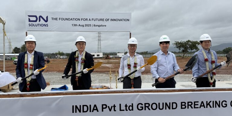 DN Solutions Breaks Ground for New R&D Center in Bengaluru