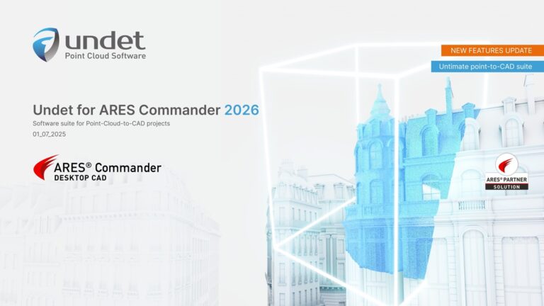 Undet Updates Point Cloud Plug-in for Ares Commander 2026
