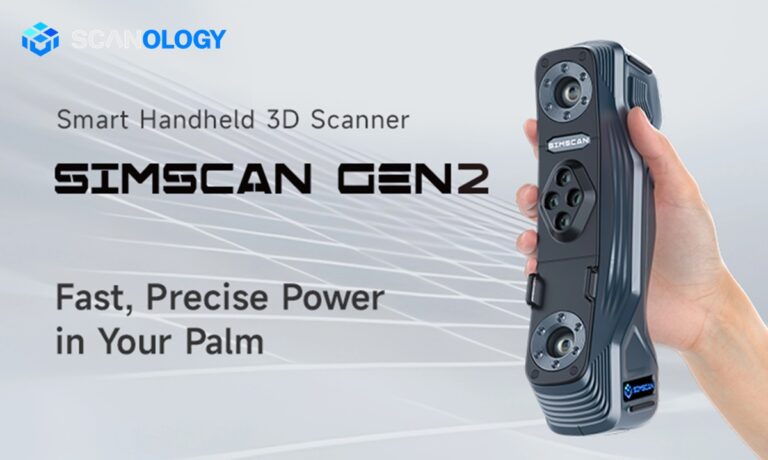 SCANOLOGY Unveils SIMSCAN Gen2 Handheld 3D Laser Scanner