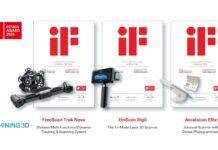 SHINING 3D’s FreeScan Trak Nova, EinScan Rigil, Aoralscan Elite 3D Scanners Win iF DESIGN AWARD 2026 IF DESIGN AWARD 2026