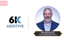 6K Additive Appoints Brandon Davis as Chief Operating Officer Brandon Davis