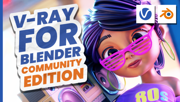 V ray blender ce yt sticker
