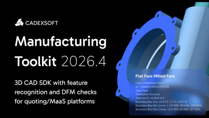 CADEXSOFT Manufacturing Toolkit 2026.4