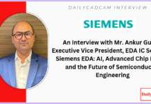 An Interview with Mr. Ankur Gupta, Executive Vice President, EDA IC Software, Siemens EDA: AI, Advanced Chip Design, and the Future of Semiconductor Engineering ANKUR GUPTA