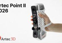 Artec 3D Launches Artec Point II Next-Gen Metrology-grade Laser Scanner Artec Point II