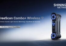 SHINING 3D Launches FreeScan Combo+ Wireless Hybrid Light Source Metrology Handheld 3D Scanner