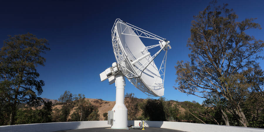 Datron background axis antenna system cad wide