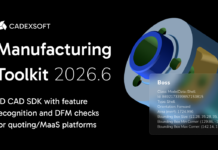 CADEXSOFT Announces the Release of Manufacturing Toolkit 2026.6 CADEXSOFT